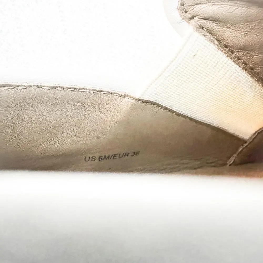 Vince Phalen Pointy Toe Leather Slip On Sneaker Size 6 Eur 36